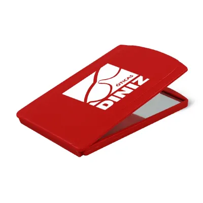 Espelho de Bolsa Vermelho Plastico Premium