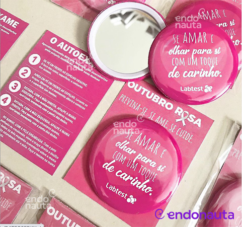 Espelho Reflexo Outubro Rosa • PRD132