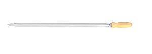 Espeto Inox Cupim 85cm x 1,2mm (cabo 15 cm)