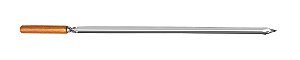 Espeto Inox para Costelão 138 cm x 2 mm com 02 Garfos Móveis
