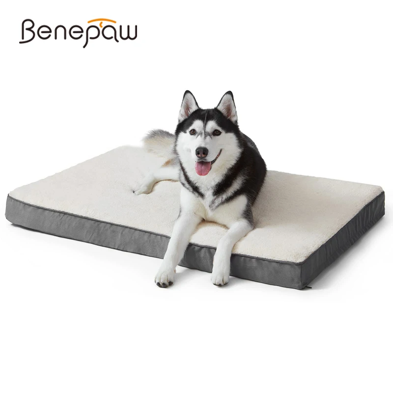 Espuma de Memória Ortopédica Benepaw: Confortável e Durável Cama para Cães de Todos os Tamanhos com Capa Removível