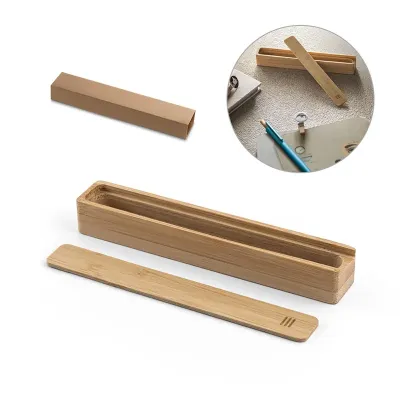 Estojo em Bambu Para Uma Caneta Lnr93584