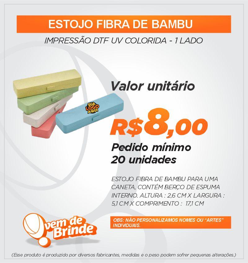 Estojo Fibra de Bambu