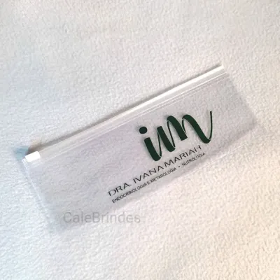 Estojo zip zap em PVC personalizado