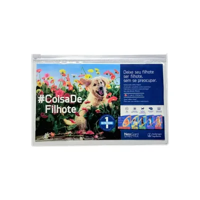 Estojo Zip Zap Personalizado Pvc 23 5x15