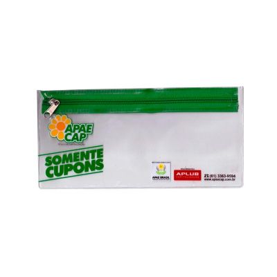Estojo ziper nylon
