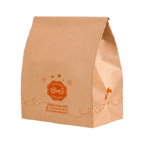 EXCLUSIVO FRANQUEADOS - BEN'S Saco Kraft G K6 - 100 unidades