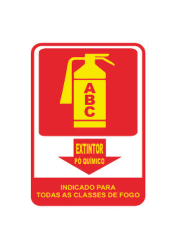 Extintor pó químico 20x30 - Pacote com 12un
