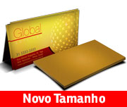 Cartões De Visita Papéis Especiais Em Gold Master 300g — foto 2