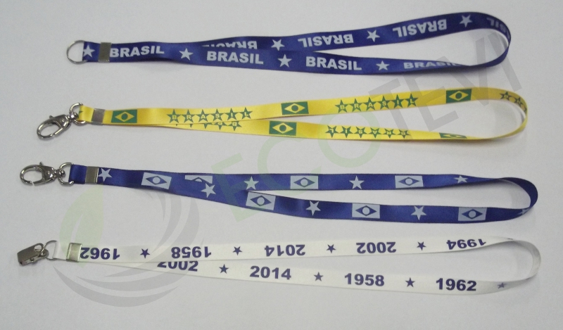 Cordão para crachá em silk — foto 3