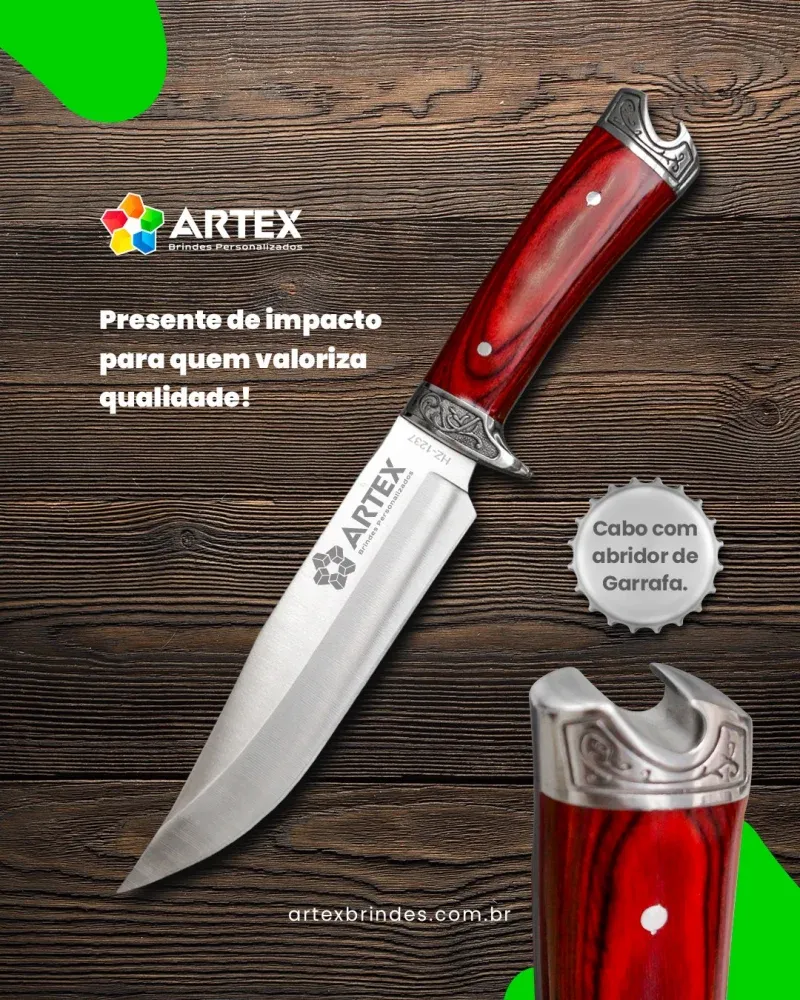 Faca Esportiva Camping Personalizada