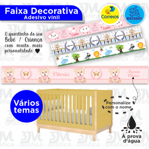 Faixa Decorativa 12cm x 1m Vinil