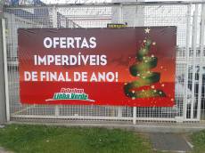 Faixa/lona 60x250cm