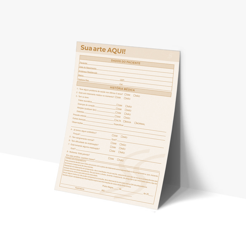 Ficha Anamnese Personalizada