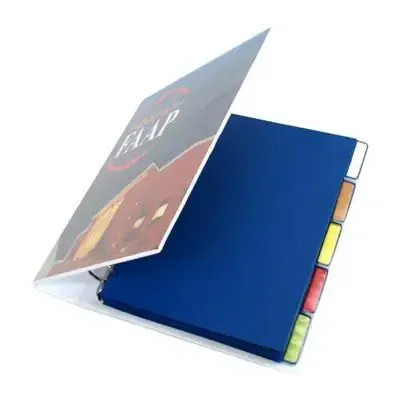 Fichario em Pvc Personalizado Para o Cliente