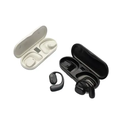 Fone Bluetooth Open Ear Arco Com Visor de Carga