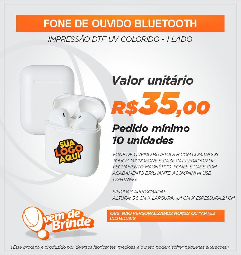 Fone de Ouvido Bluetooth