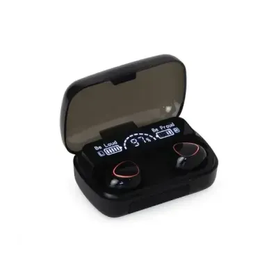 Fone de Ouvido Bluetooth com Case Carregador