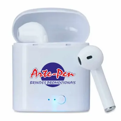 Fone de Ouvido Bluetooth Com Case Carregador