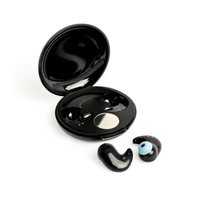Fone de Ouvido Bluetooth com Case Carregador - preto