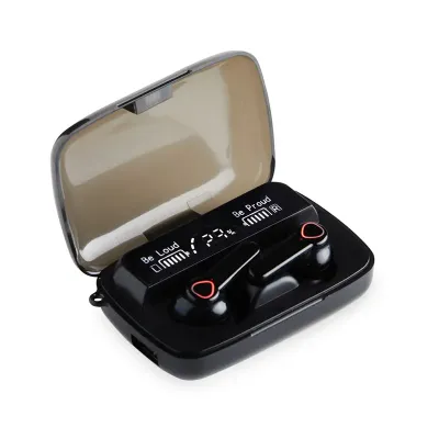 Fone de Ouvido Bluetooth Com Comandos Touch Case Carregador