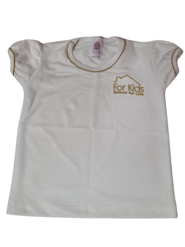 For Kids Camisa Feminina Pique