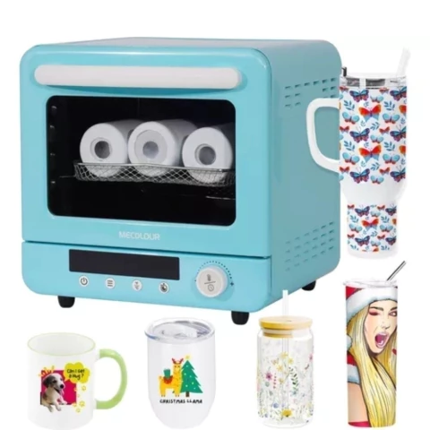 Forno 3D para Sublimação Mecolour 20 Litros - 110V