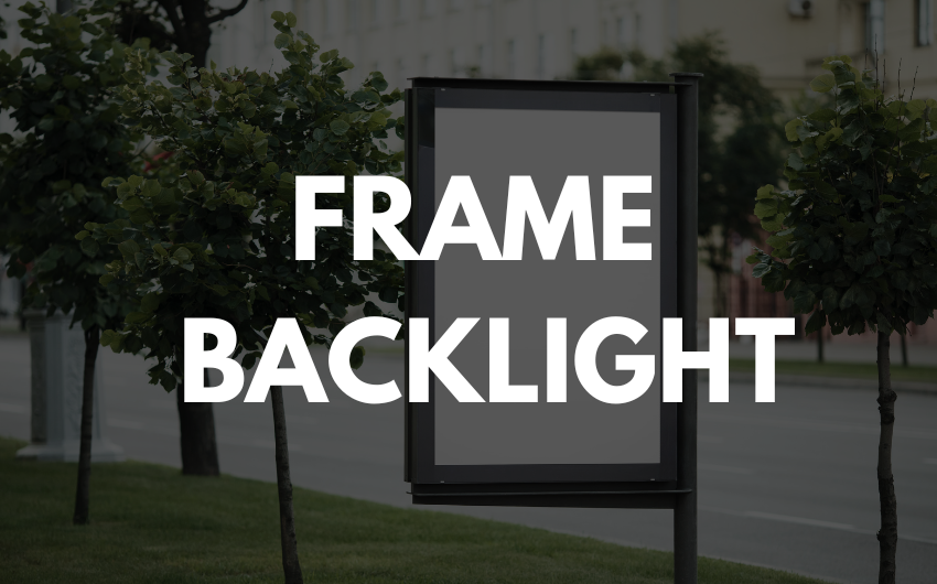 Frame backlight