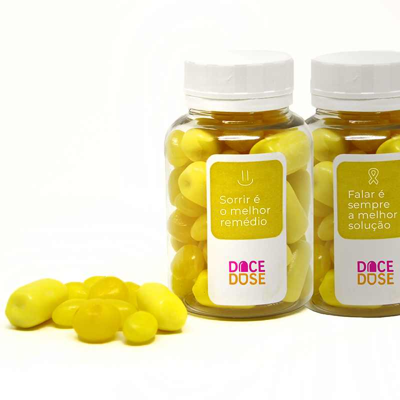 Frasco Dose Dupla Setembro Amarelo