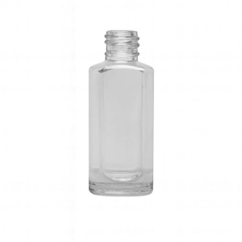 Frasco Vidro Cilindrico Achatado 30ml Cristal (18/415)