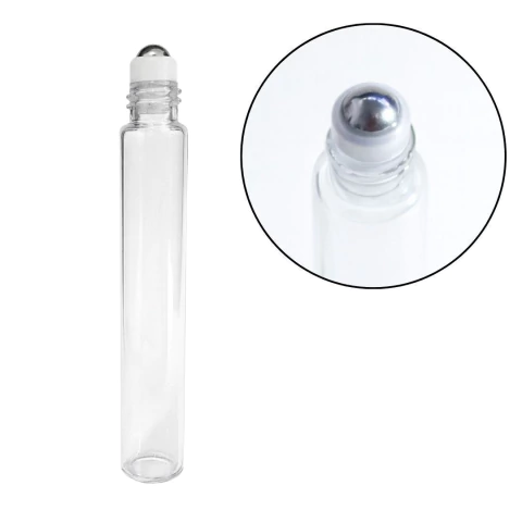 Frasco Vidro Cristal Rollon Para Perfume 10ml Sem Tampa