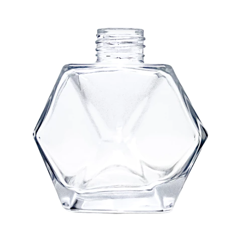 Frasco Vidro Diamante Hexagonal/Almofada 200ml 28/410