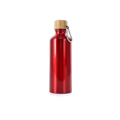 Garrafa Aluminio 500ml Tampa Bambu