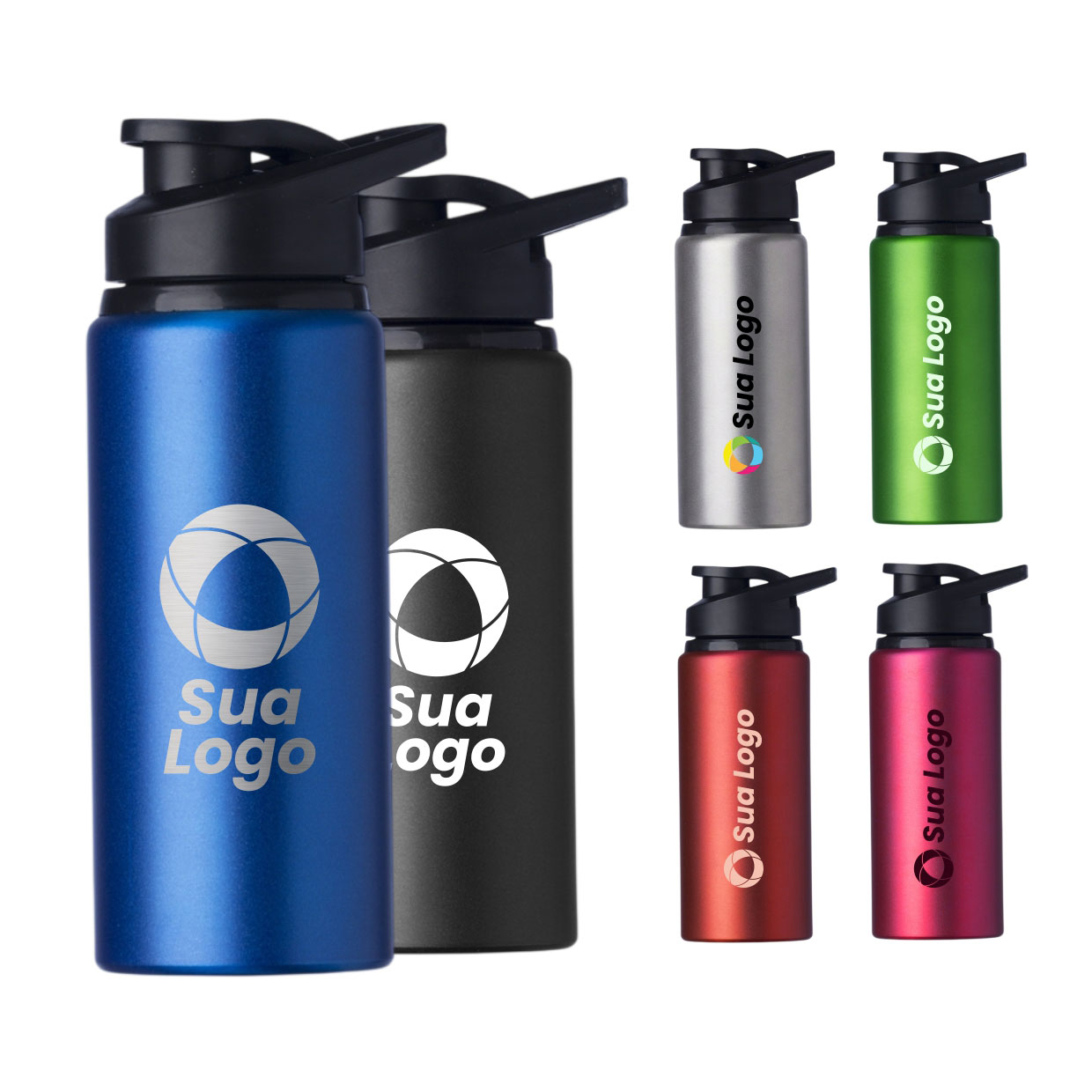 Garrafa Alumínio Fosca Personalizada 650 ml