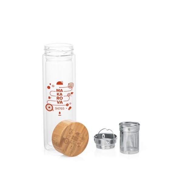 Garrafa com Infusores 490 ml Makarova Personalizada