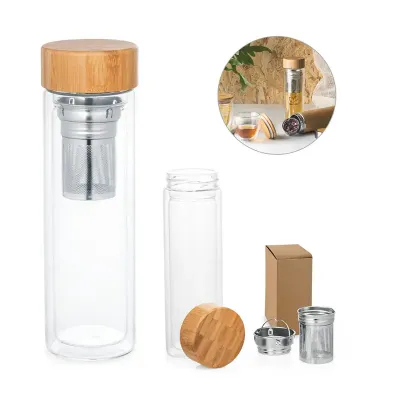 Garrafa Com Infusores 490 ml Termico