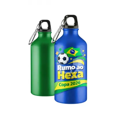 Garrafa de alumínio 550ml - Brasil