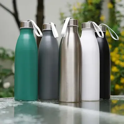 Garrafa de Inox 750 ml Com Alca de Nylon