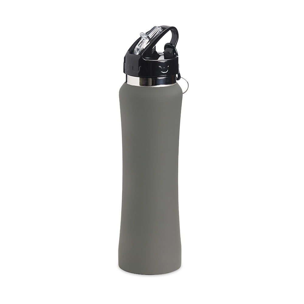 Garrafa de Inox 750 ml com Mosquetão e Canudo - X04096