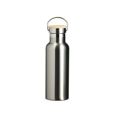 Garrafa de inox com capacidade de 500ml