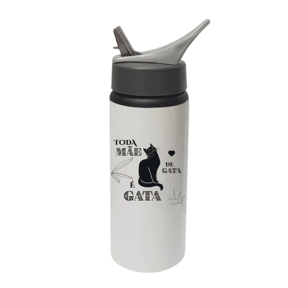 Garrafa Divertida - Cat Lover - Mãe de gato - Presente criativo