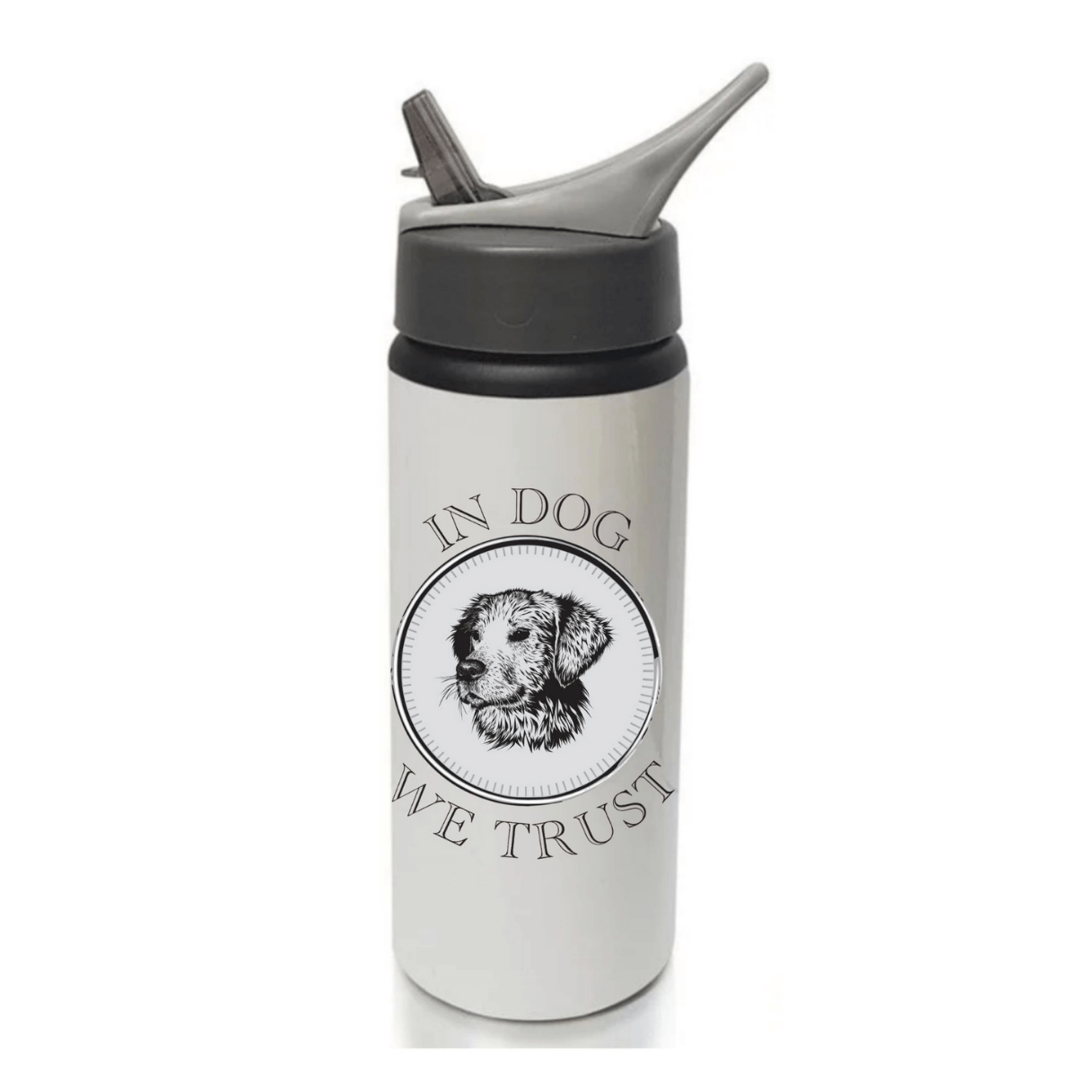 Garrafa Divertida - Dog Lover - IN DOG WE TRUST - Presente criativo