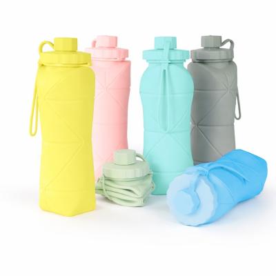 Garrafa Dobravel Silicone 600ml Personalizada Promocional