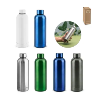 Garrafa em Aco Inox 90 Reciclado de Parede Dupla Termica