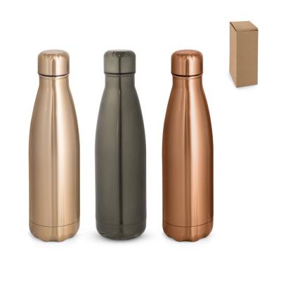 Garrafa em Aco Inox Com Acabamento Mate Metalico 510ml Para Personalizar