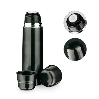 Garrafa em Aco Inox de Parede Dupla Termica 750ml