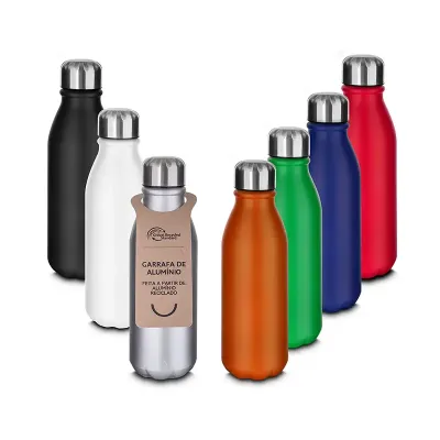 Garrafa em Aluminio Reciclado 550ml