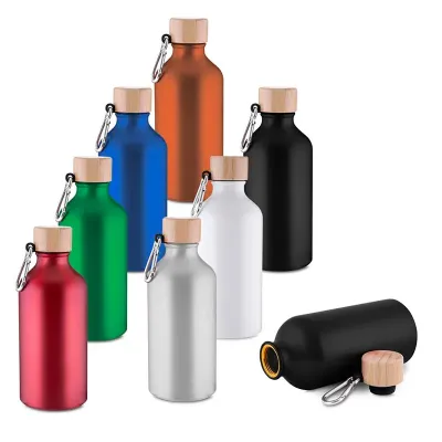 Garrafa em Alumínio Reciclado: várias cores
