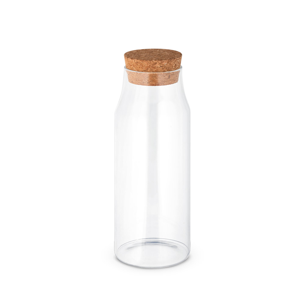 Garrafa em Vidro com tampa em cortiça 800ML