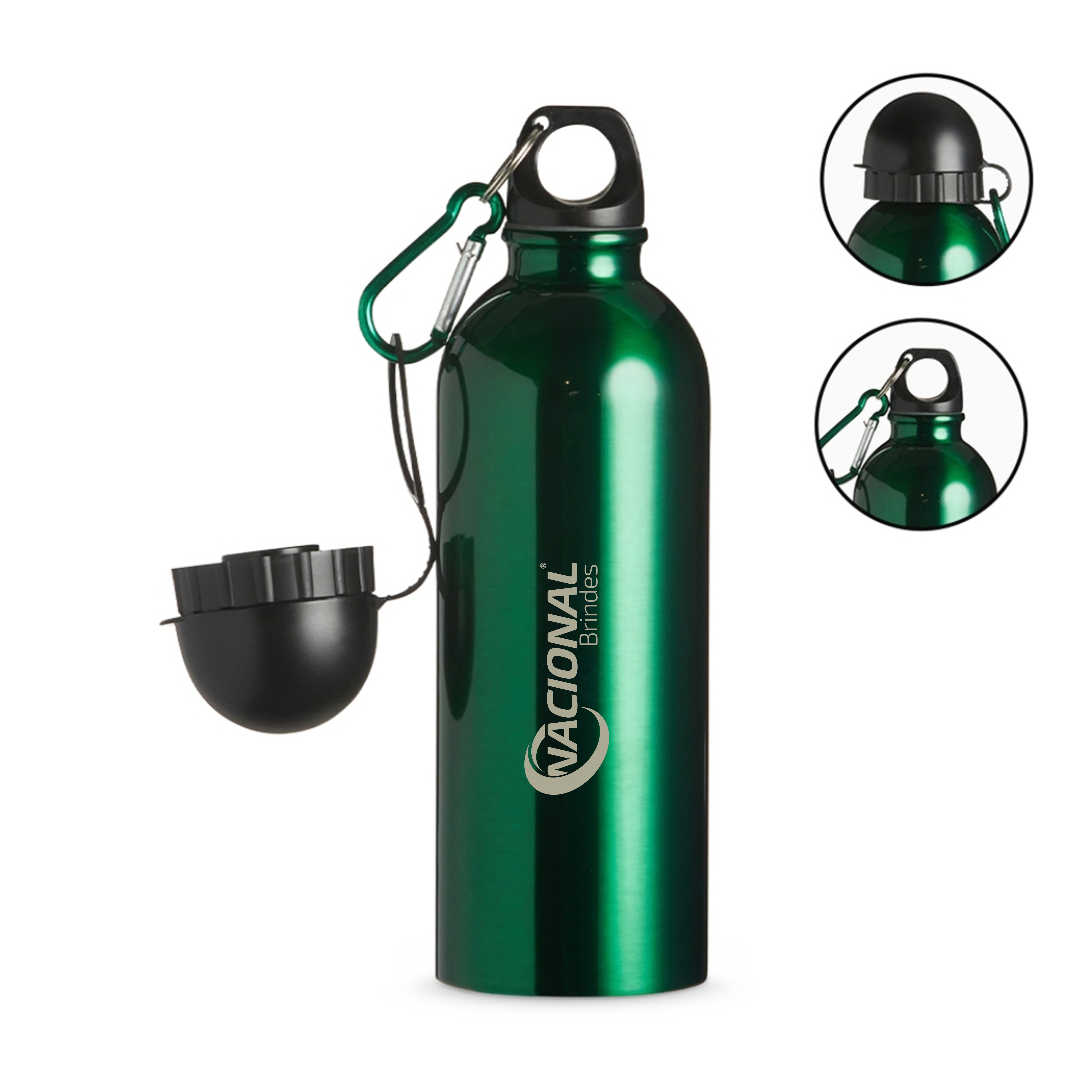 Garrafa Inox Com Pintura Metalizada 500ml